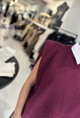 Mouwloze Top Saffy bordeaux