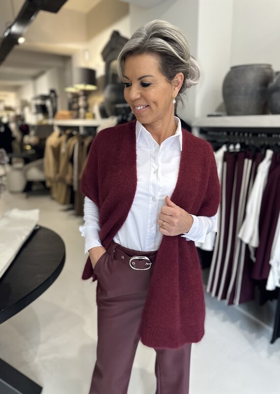 Gilet Kate Bordeaux