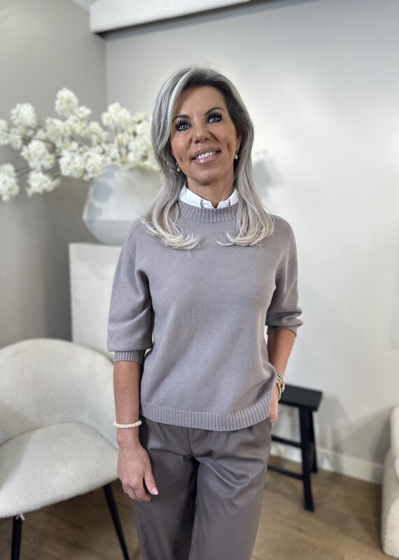 Top Sandra taupe