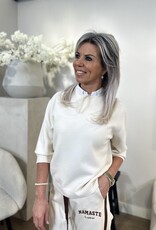 Haut Sandra Blanc Cassé