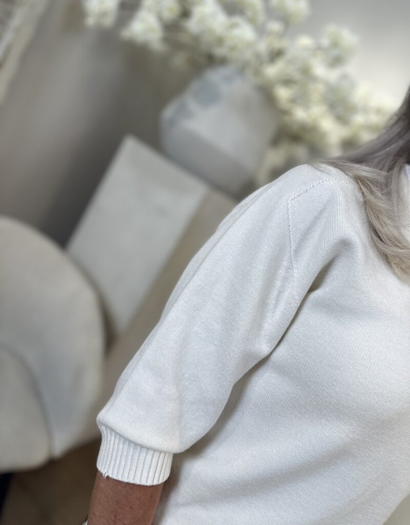 Haut Sandra Blanc Cassé