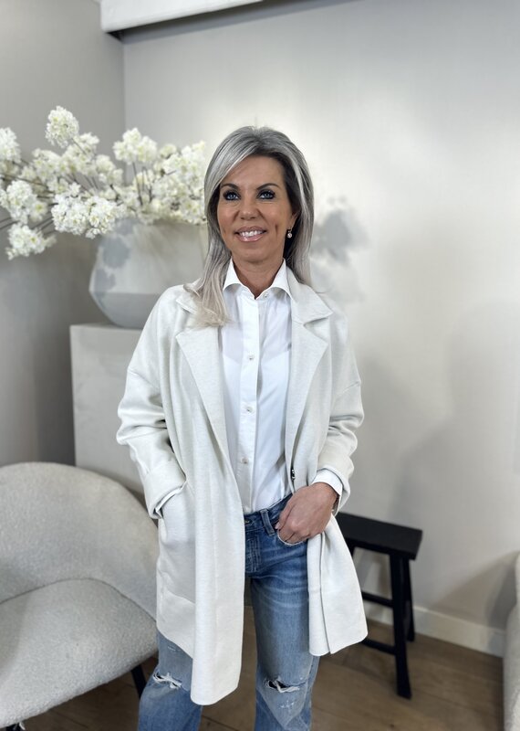 Gilet Remy Blanc Cassé