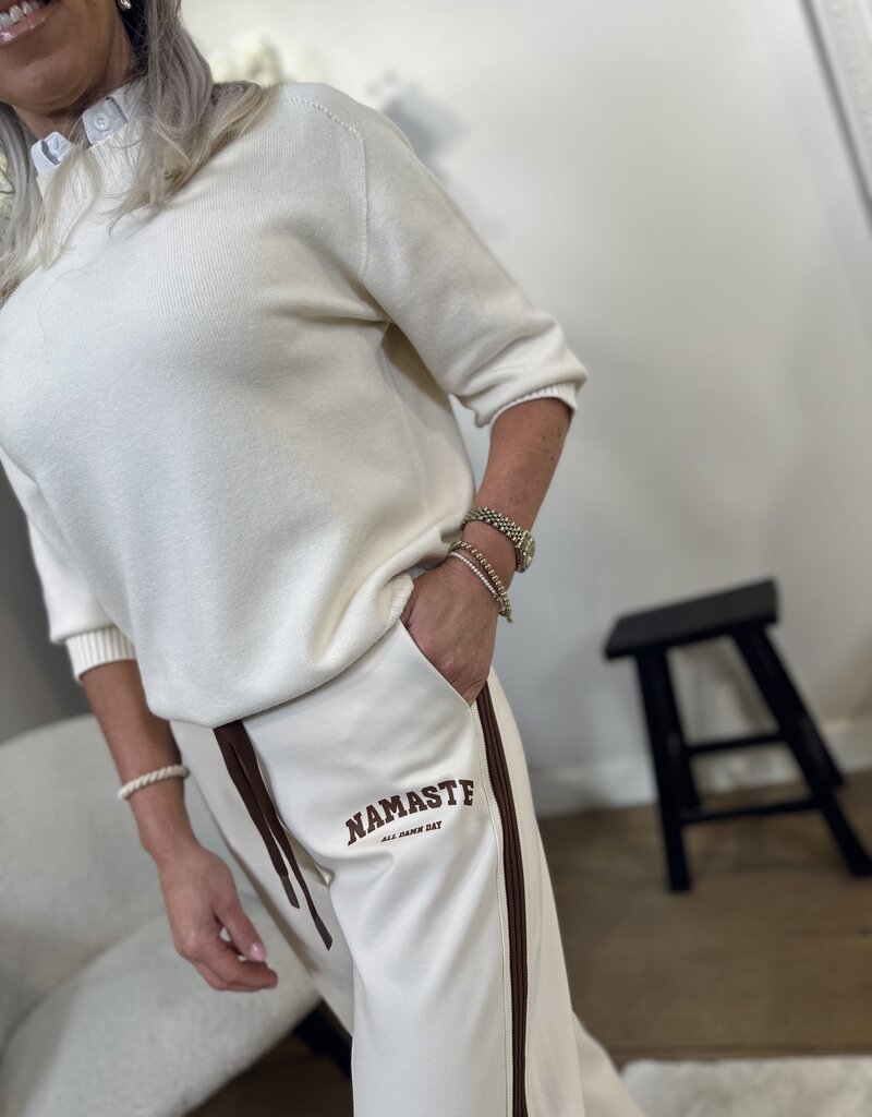 James Cremefarbene Hose