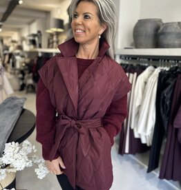 Weste Nella bordeaux