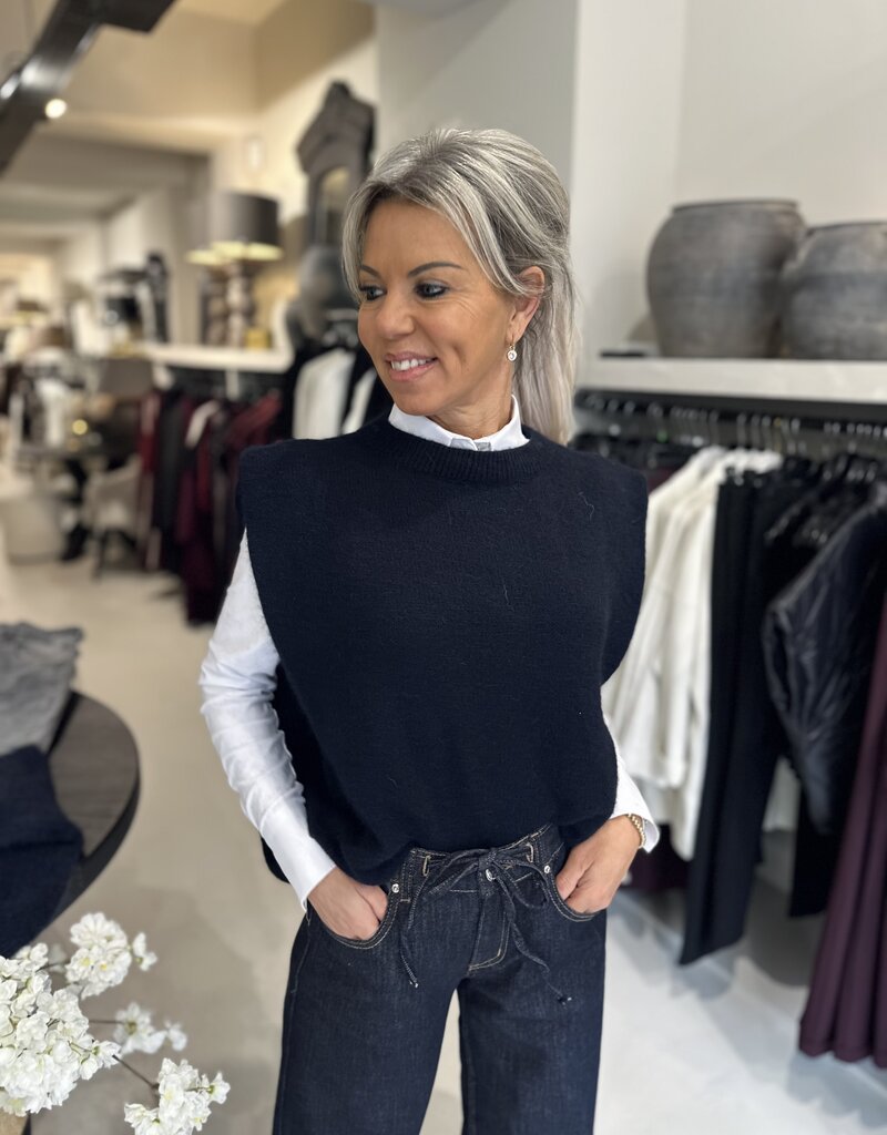 Ärmelloses Top Saffy Blau