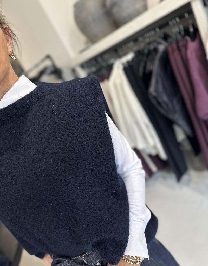 Ärmelloses Top Saffy Blau