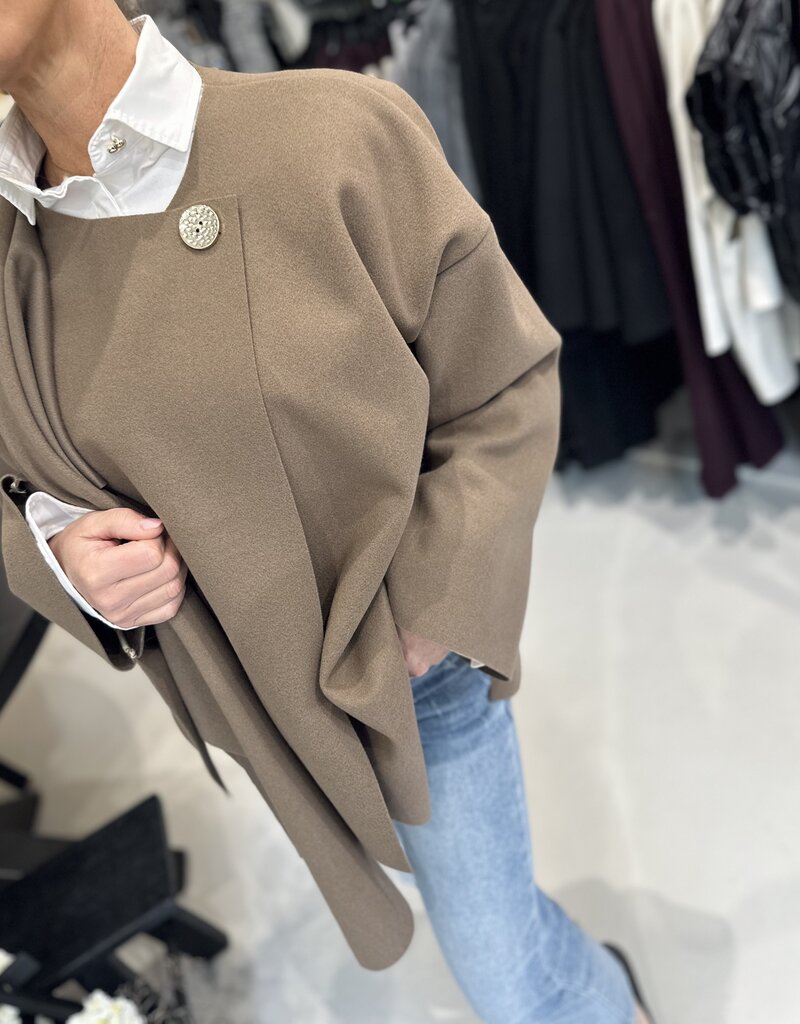 Poncho Trix taupe