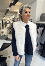 Gilet sans manches Renske blanc cassé