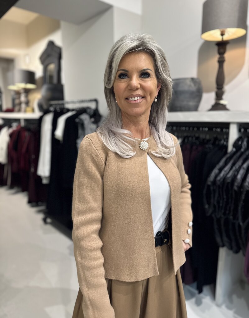 Eline Camel Cardigan