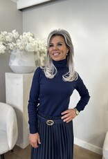Vivian blue turtleneck