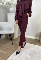 Jog pantalon Liam bordeaux