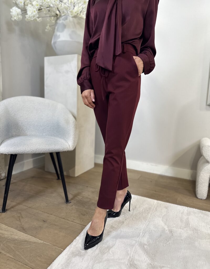 Jog pantalon Liam bordeaux