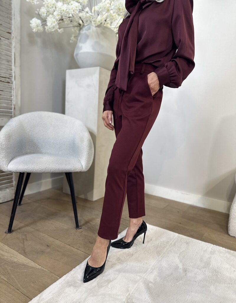 Jog pantalon Liam bordeaux