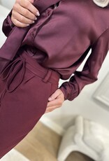 Jog pantalon Liam bordeaux