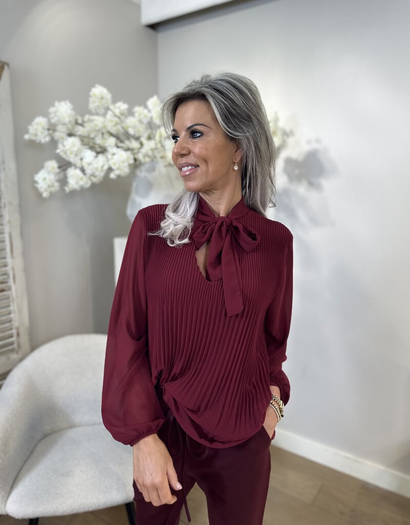 Blouse Elra bordeaux