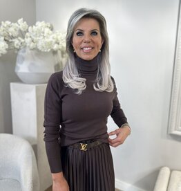 Vivian Rollkragenpullover braun