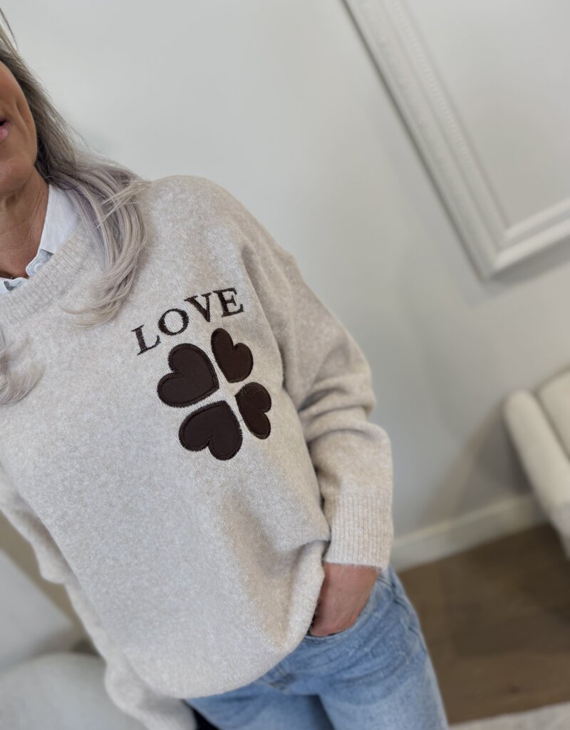 Love Beige Pullover