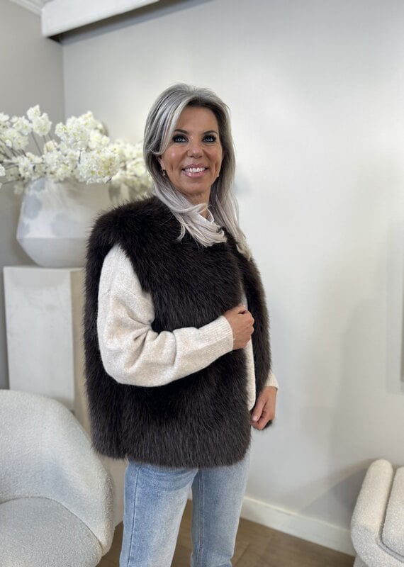 Bodywarmer Mira bruin