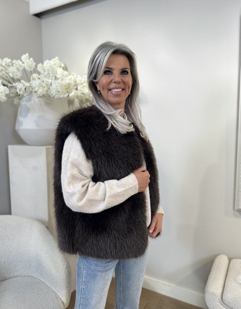 Bodywarmer Mira bruin