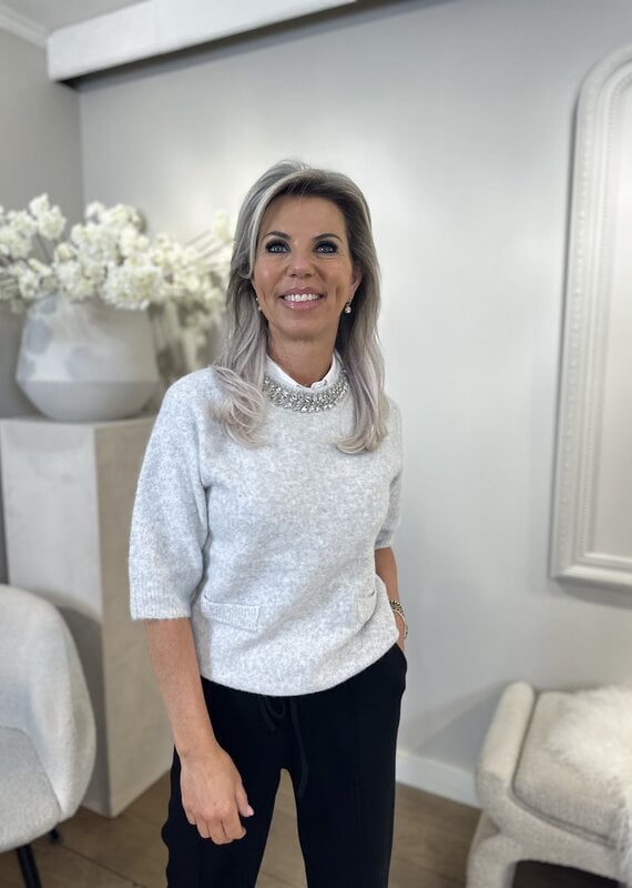 Joya Grey Top