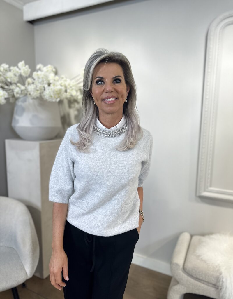 Joya Grey Top