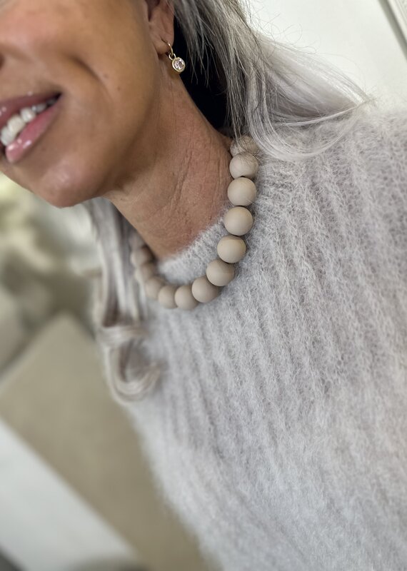 ketting Bol beige