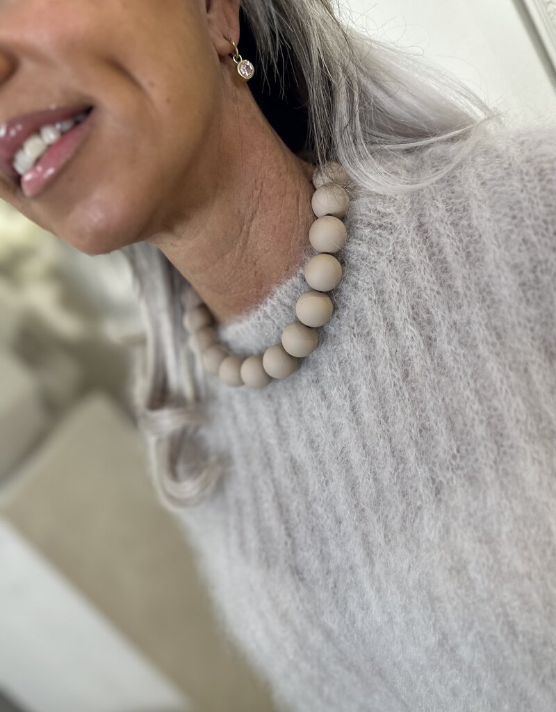 ketting Bol beige