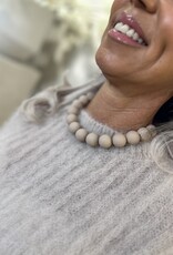 ketting Bol beige