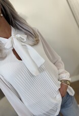 Chemisier Elra blanc cassé