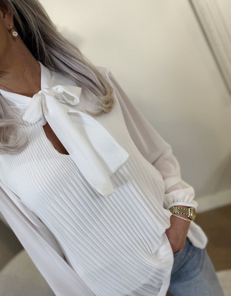 Chemisier Elra blanc cassé