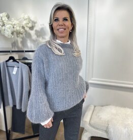 Sweater Vlinder Mohair grey