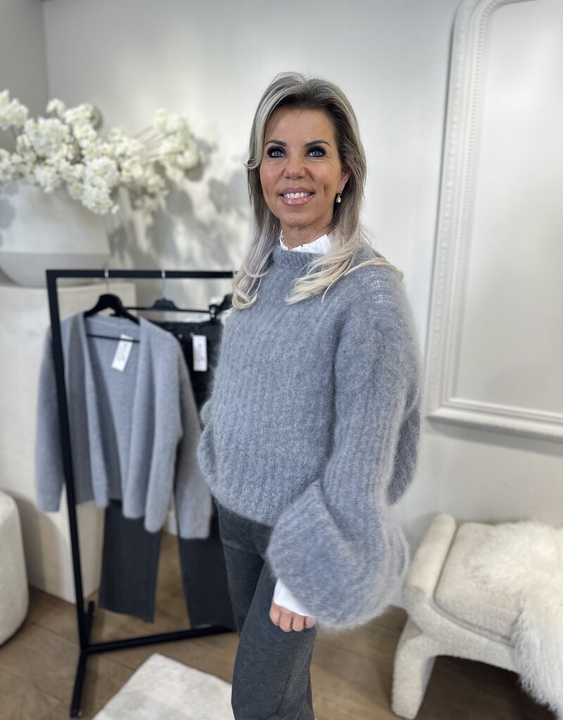 Sweater Vlinder Mohair grey