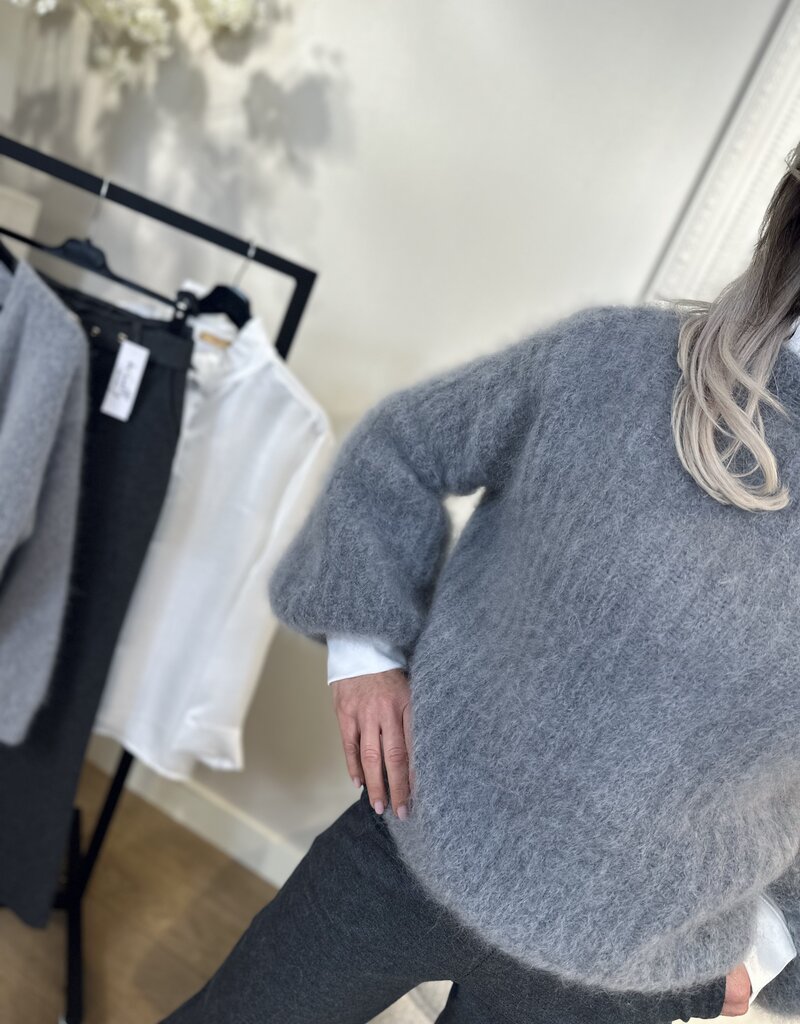 Sweater Vlinder Mohair grey