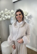 Strickjacke Vlinder Mohair beige
