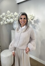 Vlinder Mohair Cardigan Beige