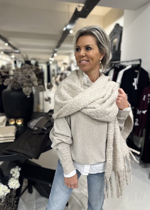 Sjaal Lia beige