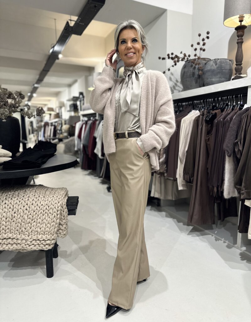 Imke Taupe Bluse