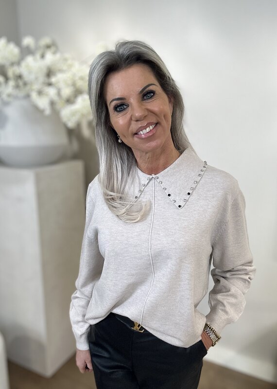 Pull Anna beige
