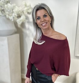 Pull Lia Bordeaux