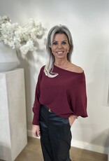 Pull Lia Bordeaux