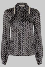 Rinascimento Nora Black Blouse