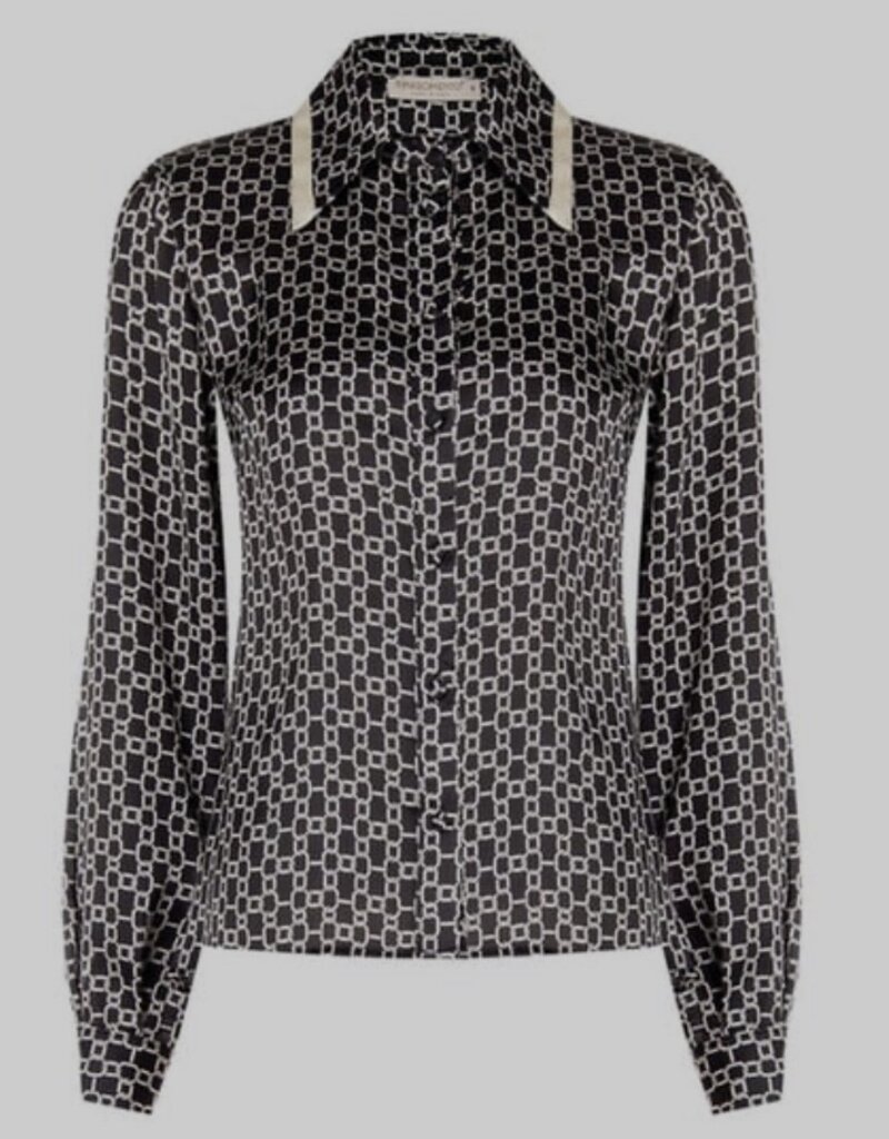 Rinascimento Nora Bluse, schwarz