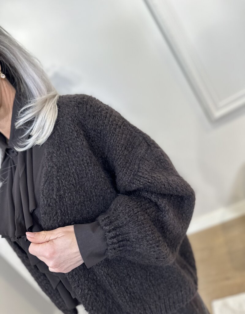 Kavally Cardigan Brown