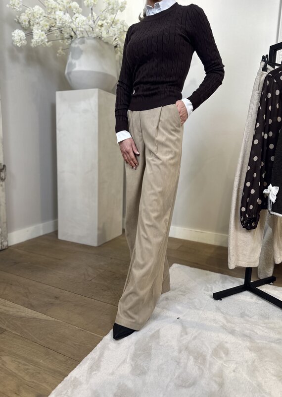 Pantalon Paulina beige