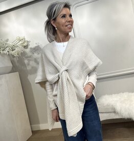 Poncho Maureen beige