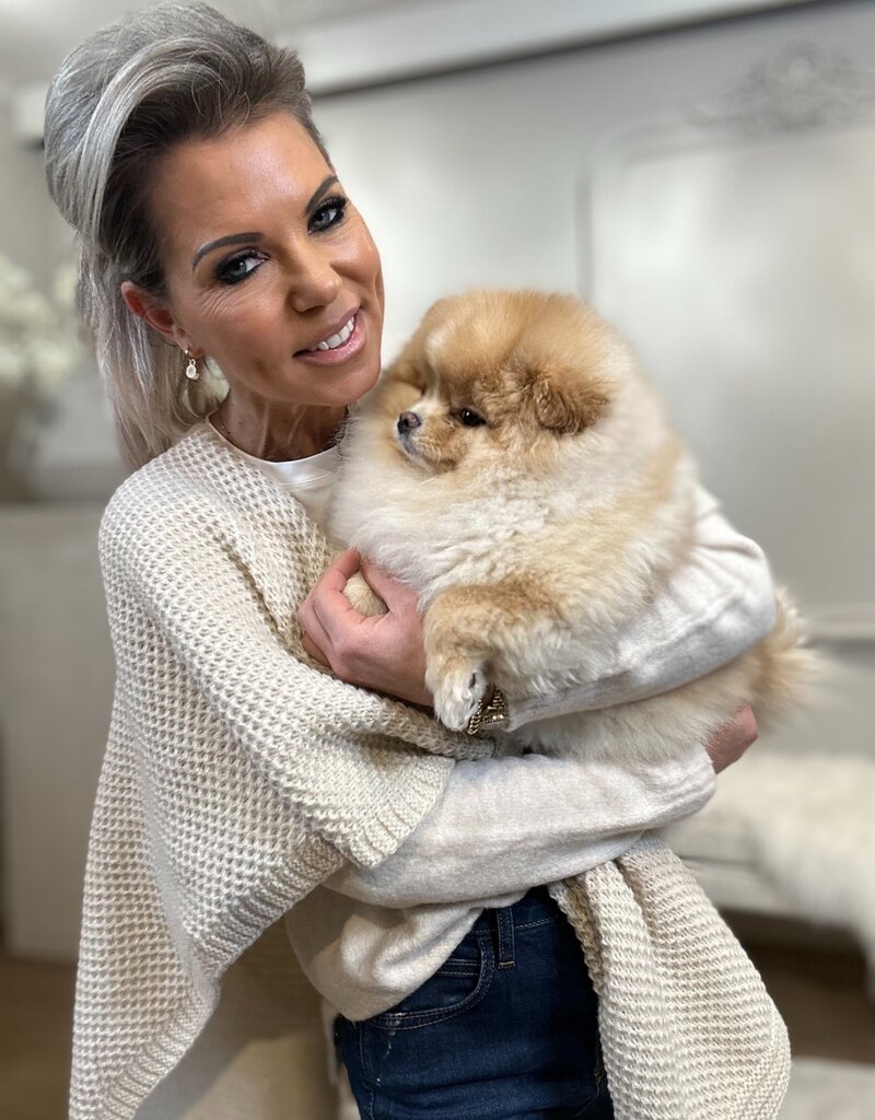 Poncho Maureen beige