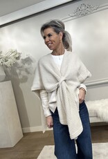 Poncho Maureen beige ( omslagdoek )