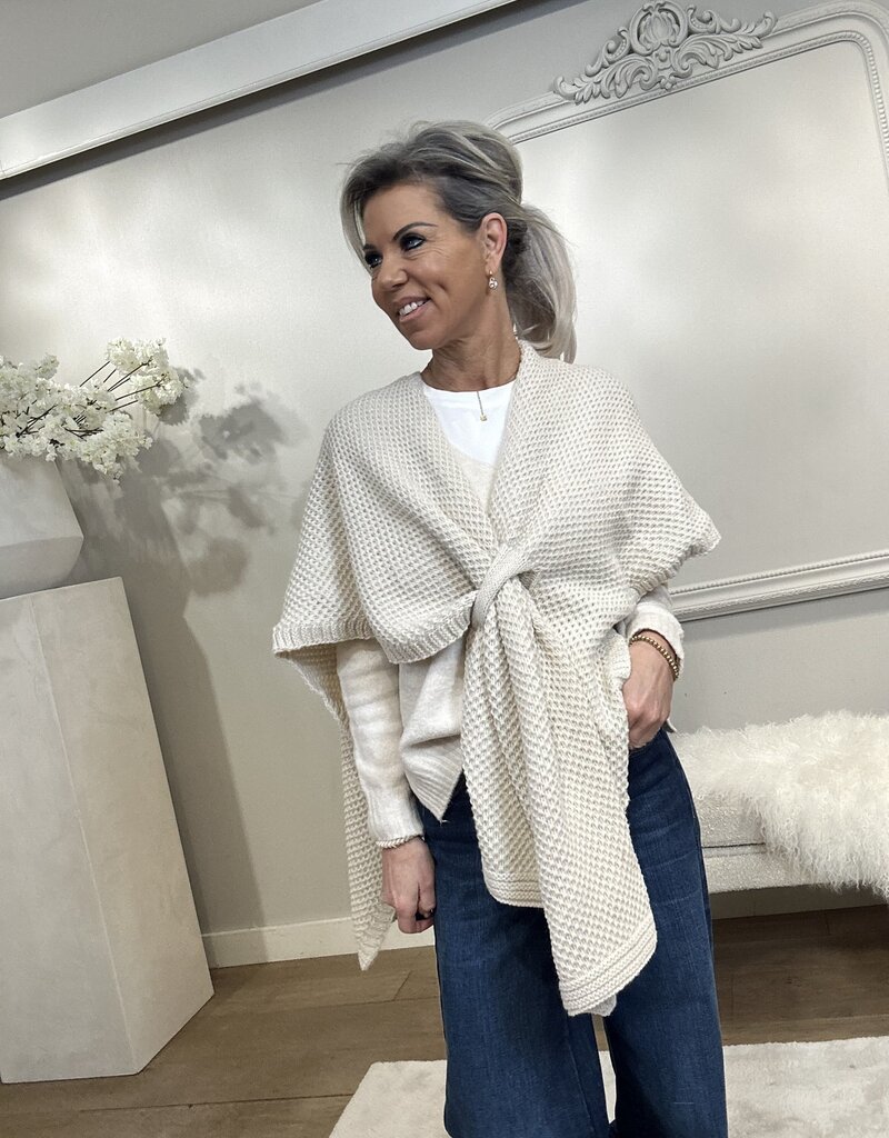 Omslagdoek Maureen beige