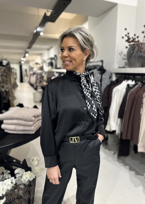 Schwarze Bluse Gionna