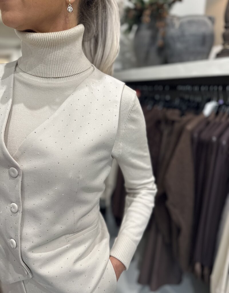 Rinascimento Gilet Chiaro beige